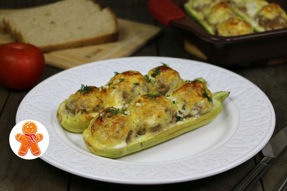 Сочные лодочки из кабачков с фаршем: простой рецепт для всей семьи