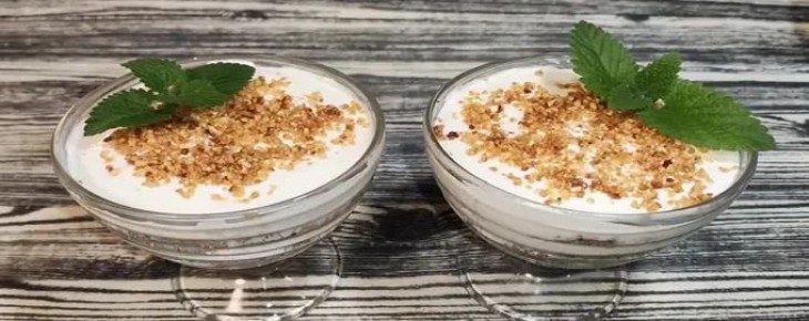 Вкусный кето десерт из сметаны за 5 минут