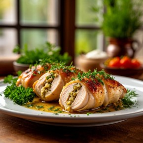 Куриные рулетики, которые покорят ваш стол
