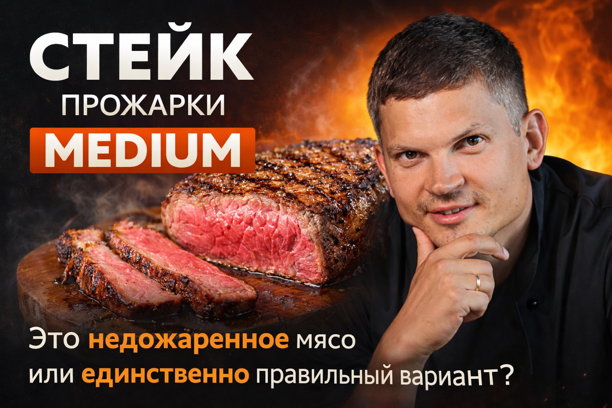 Что стоит за выбором стейка с прожаркой medium: от стереотипов до вкусовых предпочтений