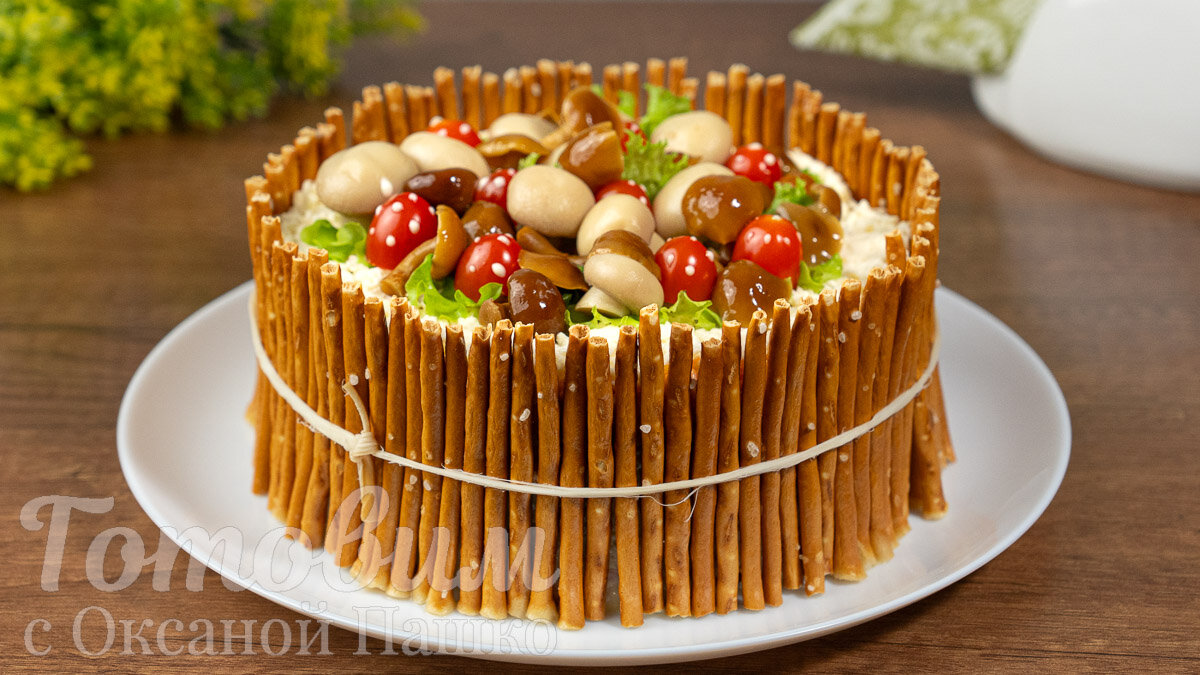 Салат Грибная Поляна: яркое украшение вашего стола