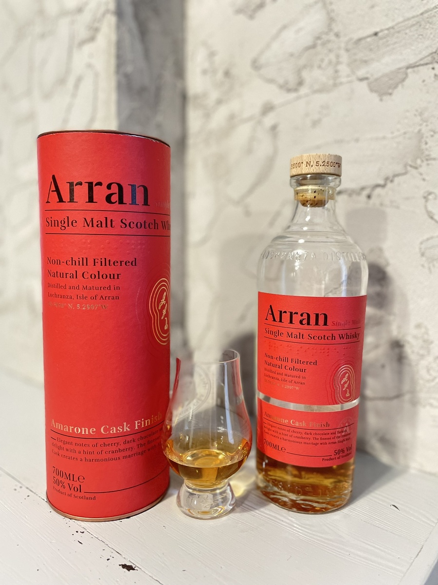 Искусство выдержки: Виски Arran Amarone Cask Finish