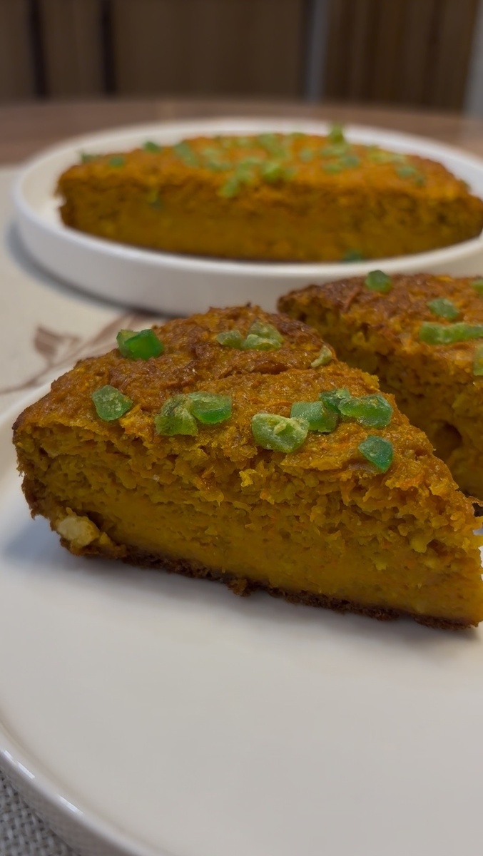 Влажный морковный пирог с апельсиновыми нотками: наслаждение без угрызений совести