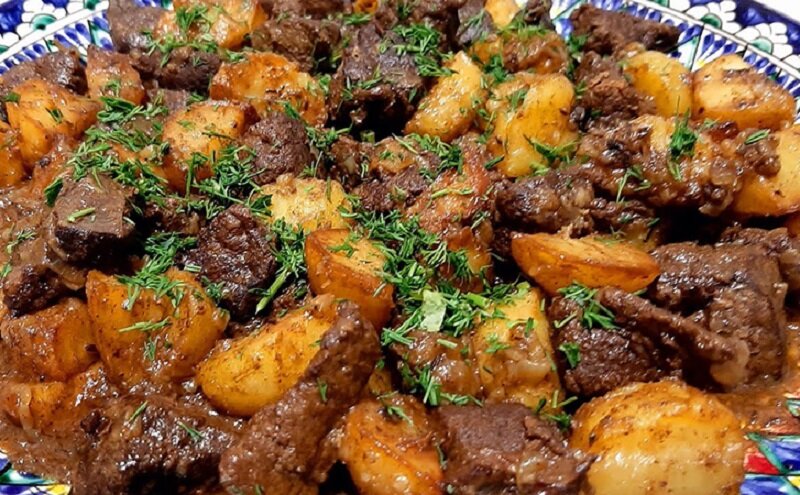 Нежная печень в марокканском стиле: просто и вкусно