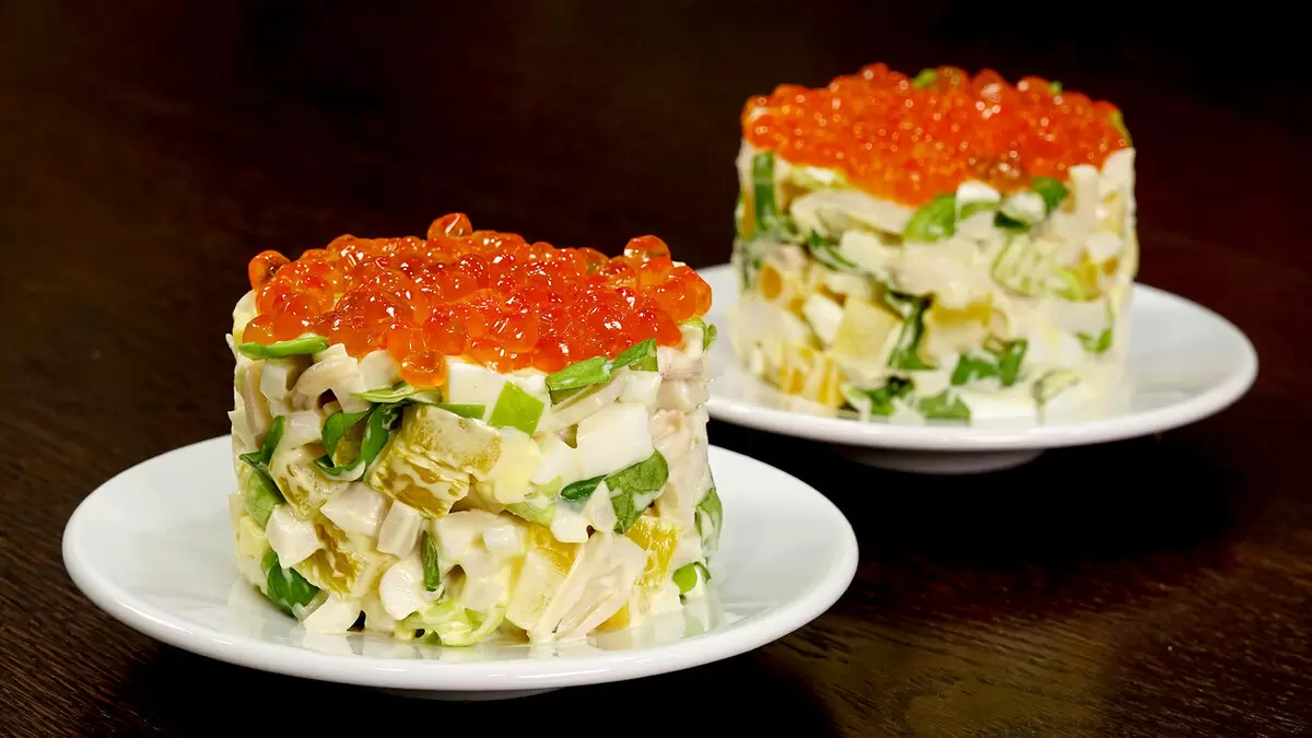 Салат с кальмарами «Мой адмирал»: идеальное блюдо для праздничного стола