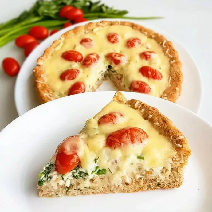 Нежный киш с курицей и черри, который покорит ваше сердце