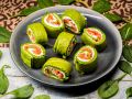 Кулинарная магия: нежные рулетики с красной рыбой и шпинатом
