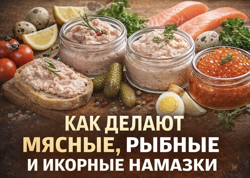 Мясные, рыбные и икорные намазки